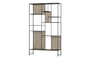 BePureHome Kovová knihovna FRAMED mosazná
