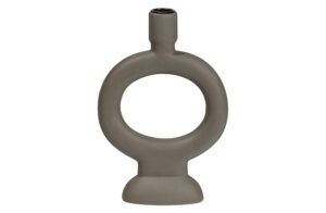 BePureHome Dekorativní svícen GAP porcelán šedá