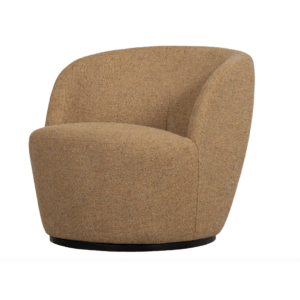 WOOOD Otočné křeslo SERRA oranžové melange