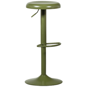 WOOOD Polohovatelná barová židle ISAAC zelená