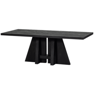 WOOOD Jídelní stůl KEAN černý 180x100 cm