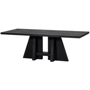 WOOOD Jídelní stůl KEAN černý 220x100 cm