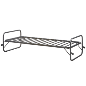 WOOOD Jednolůžková postel na kolečkách LUCY 90x200 cm černá