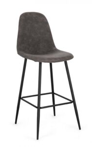 BIZZOTTO Barová židle NEW IRELIA tmavě šedá