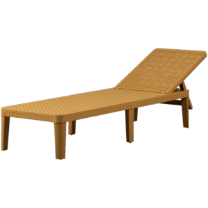 WOOOD Plastové Lehátko JINTE oranžové