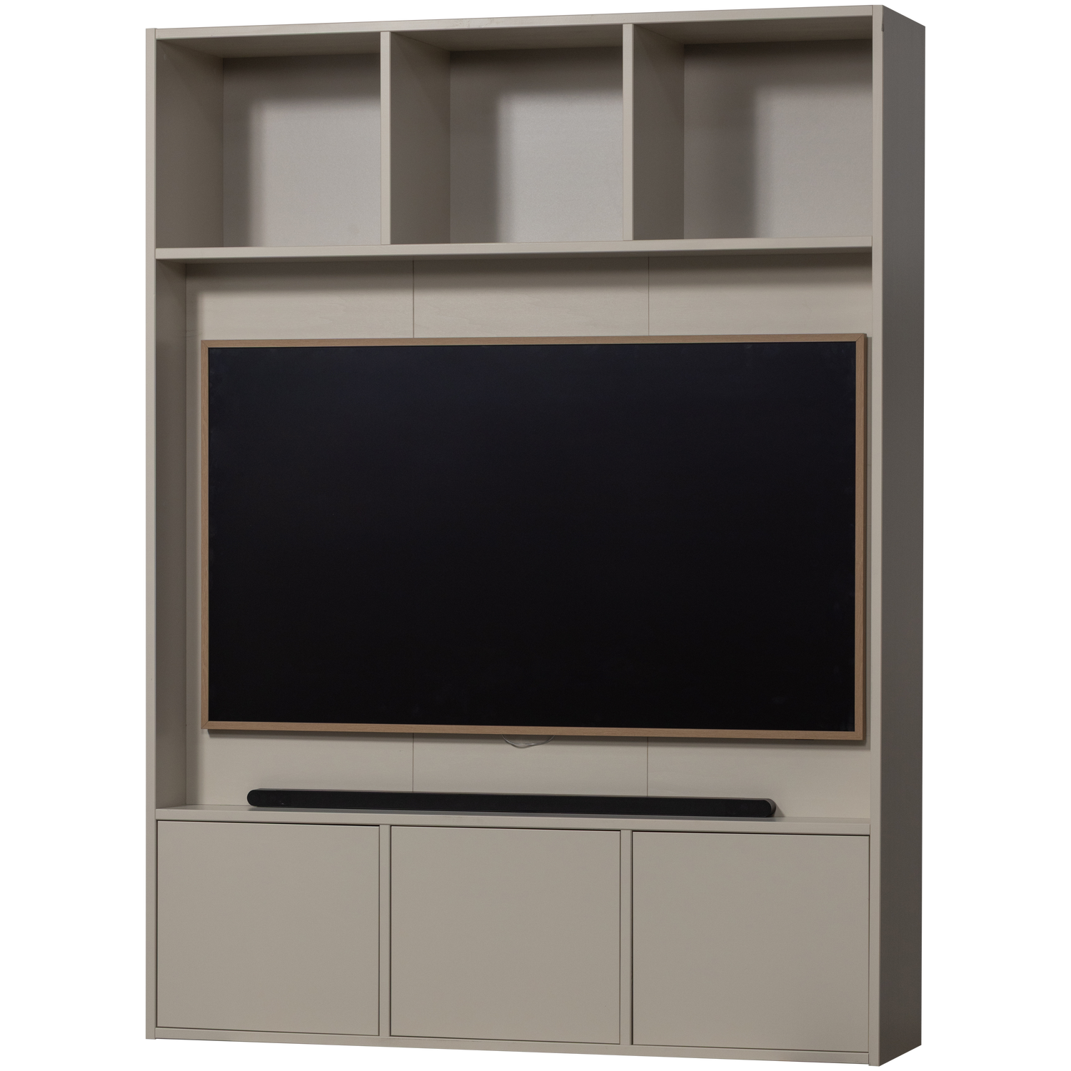 WOOOD TV stěna MEGGY béžová 160x215 cm