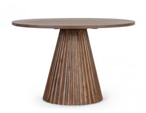 BIZZOTTO Dřevěný jídelní stůl ORISSA 120 cm hnědý