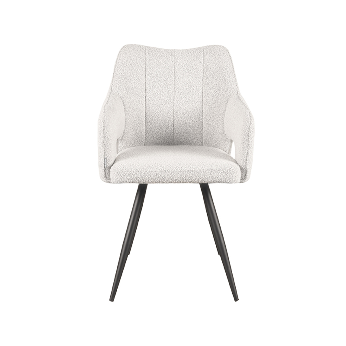 LABEL51 jídelní židle NOUD bílé bouclé