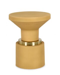 BIZZOTTO Designový odkládací stolek MUDIT žlutý