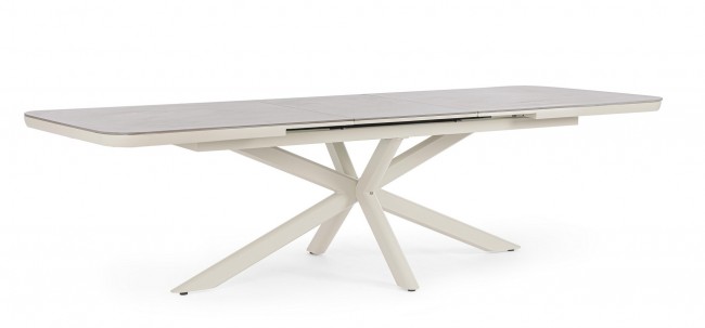 BIZZOTTO Rozkládací jídelní stůl PASCAL 200-260x100 cm světlý