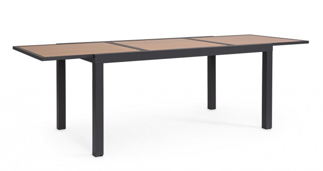 BIZZOTTO Zahradní stůl HILIJA antracit 160/240x90 cm