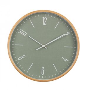 BIZZOTTO Nástěnné hodiny CLANCY 32 cm zelené