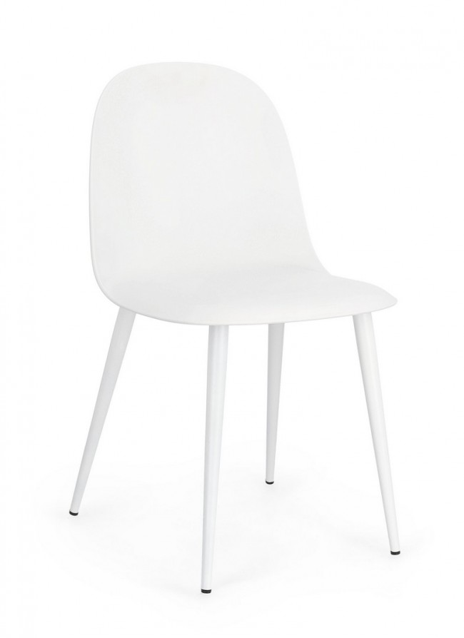BIZZOTTO Jídelní židle ELLA bílá