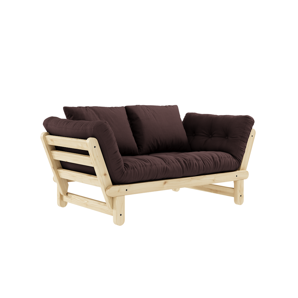 KARUP DESIGN Rozkládací pohovka BEAT tmavě hnědá 162 cm