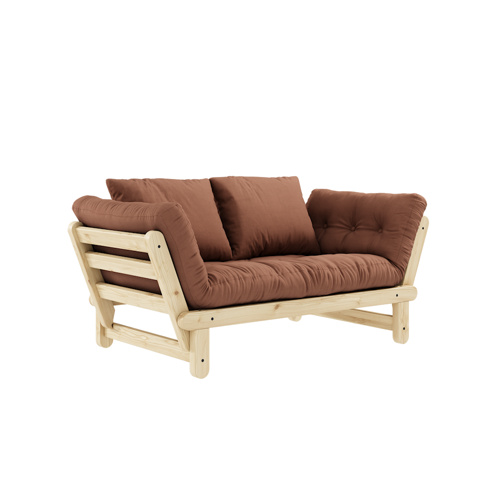 KARUP DESIGN Rozkládací pohovka BEAT cihlově hnědá 162 cm
