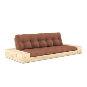 KARUP Rozkládací pohovka BASE s úložným prostorem světle hnědá 244 cm