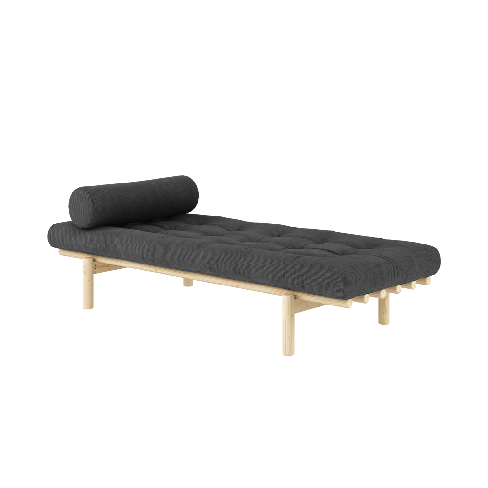 KARUP DESIGN Dřevěná pohovka NEXT tmavě šedá 75x200 cm