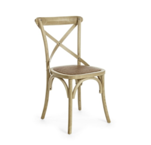 BIZZOTTOJídelní židle CROSS dřevěná kaštan