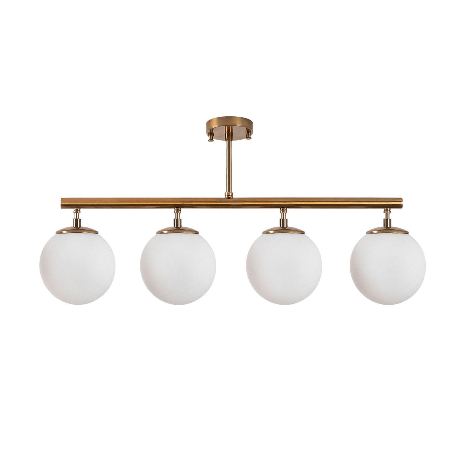 OPVIQ Stropní světlo FAZLI bronz mléčné sklo