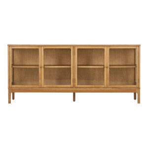 House Nordic Prosklená komoda ZAMORA 180x80cm dub