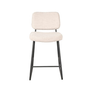 LABEL51 Barová židle NOAH bílé bouclé 94cm