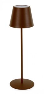 BIZZOTTO Zahradní stojací LED lampa ETNA 38 cm hnědá