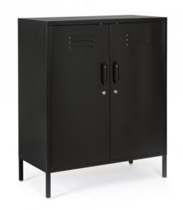 BIZZOTTO Kovová komoda CAMBRIDGE černá