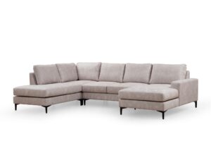 Hanah Home Rohová pohovka PORTO béžová levá