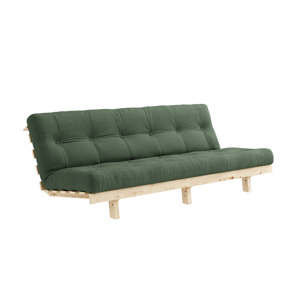 KARUP DESIGN Rozkládací pohovka LEAN olivově zelená 200 cm