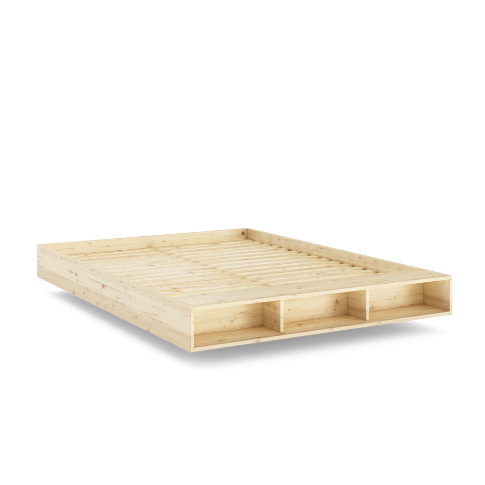 KARUP Dřevěná postel MERGE přírodní 160x200 cm