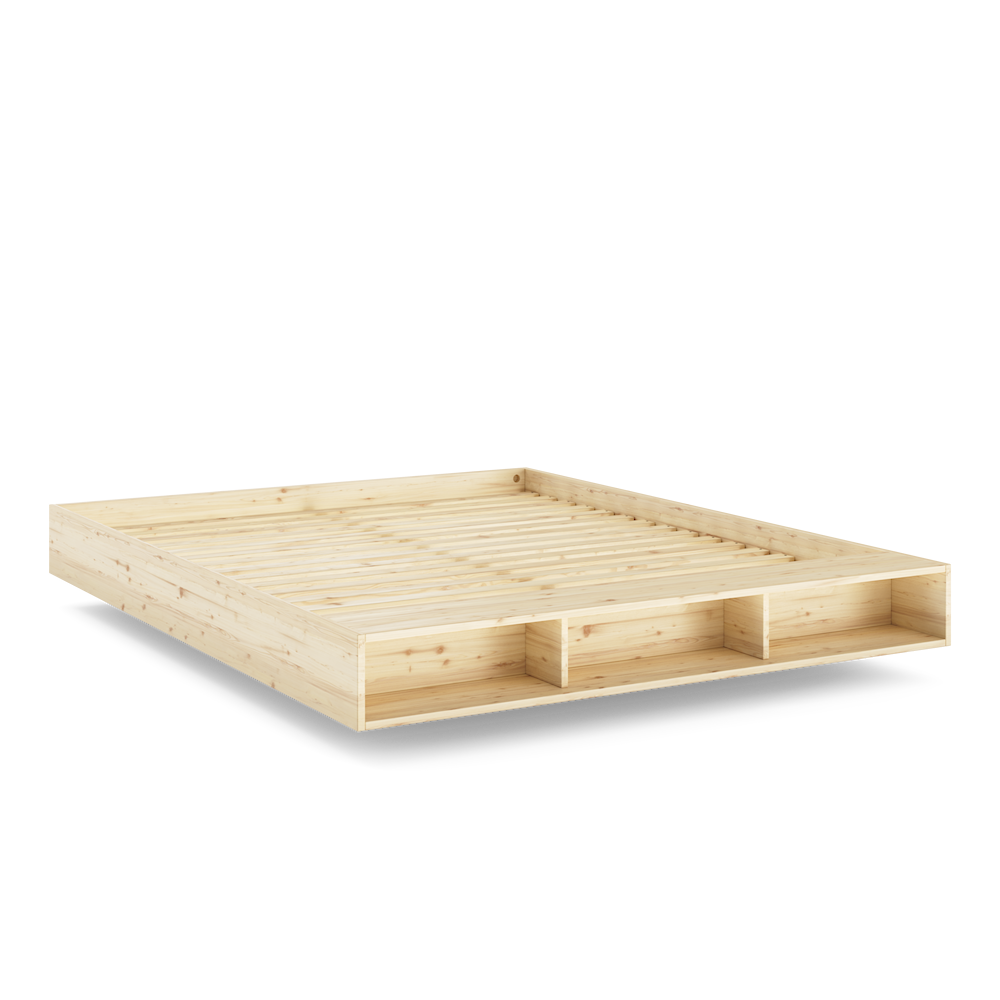 KARUP Dřevěná postel MERGE přírodní 180x200 cm