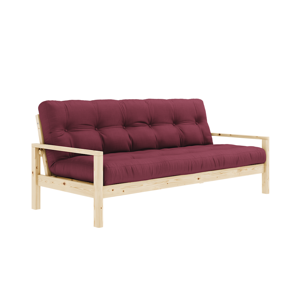 KARUP DESIGN Třímístná rozkládací pohovka KNOB vínová 205 cm