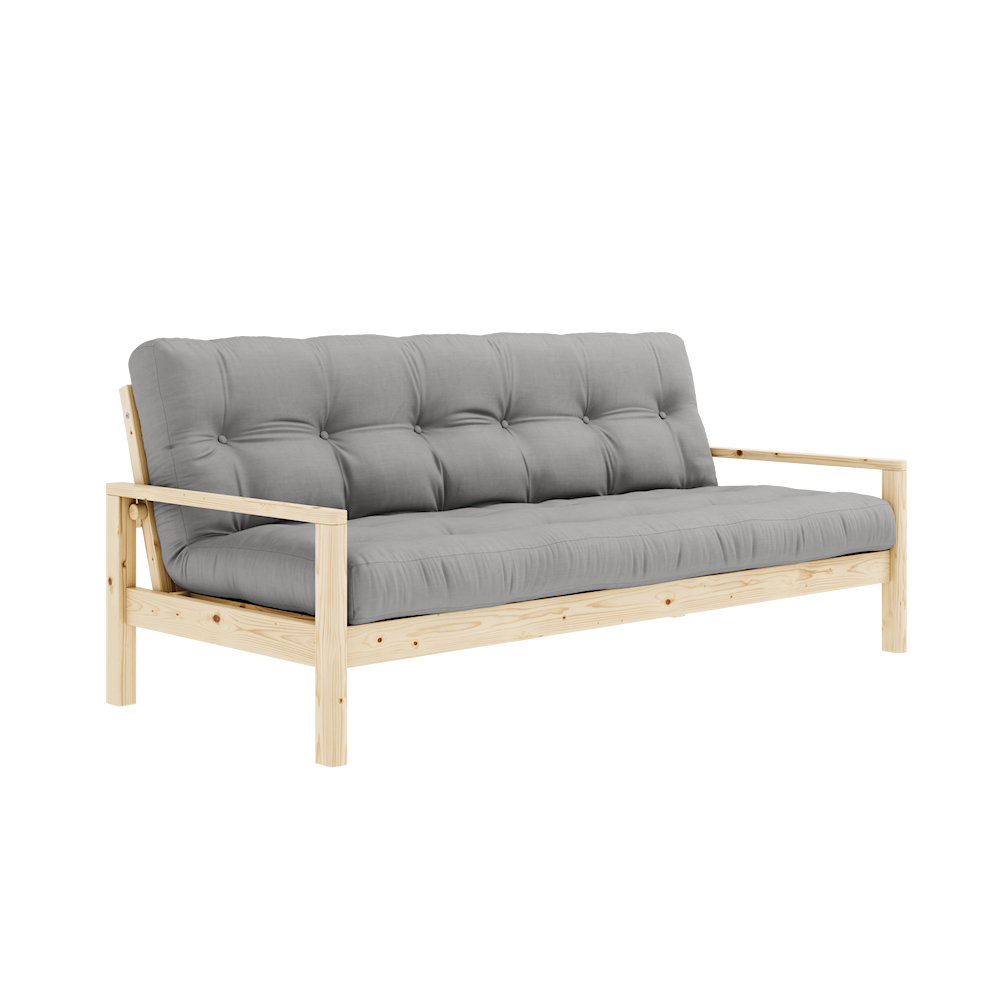 KARUP DESIGN Třímístná rozkládací pohovka KNOB šedá 205 cm