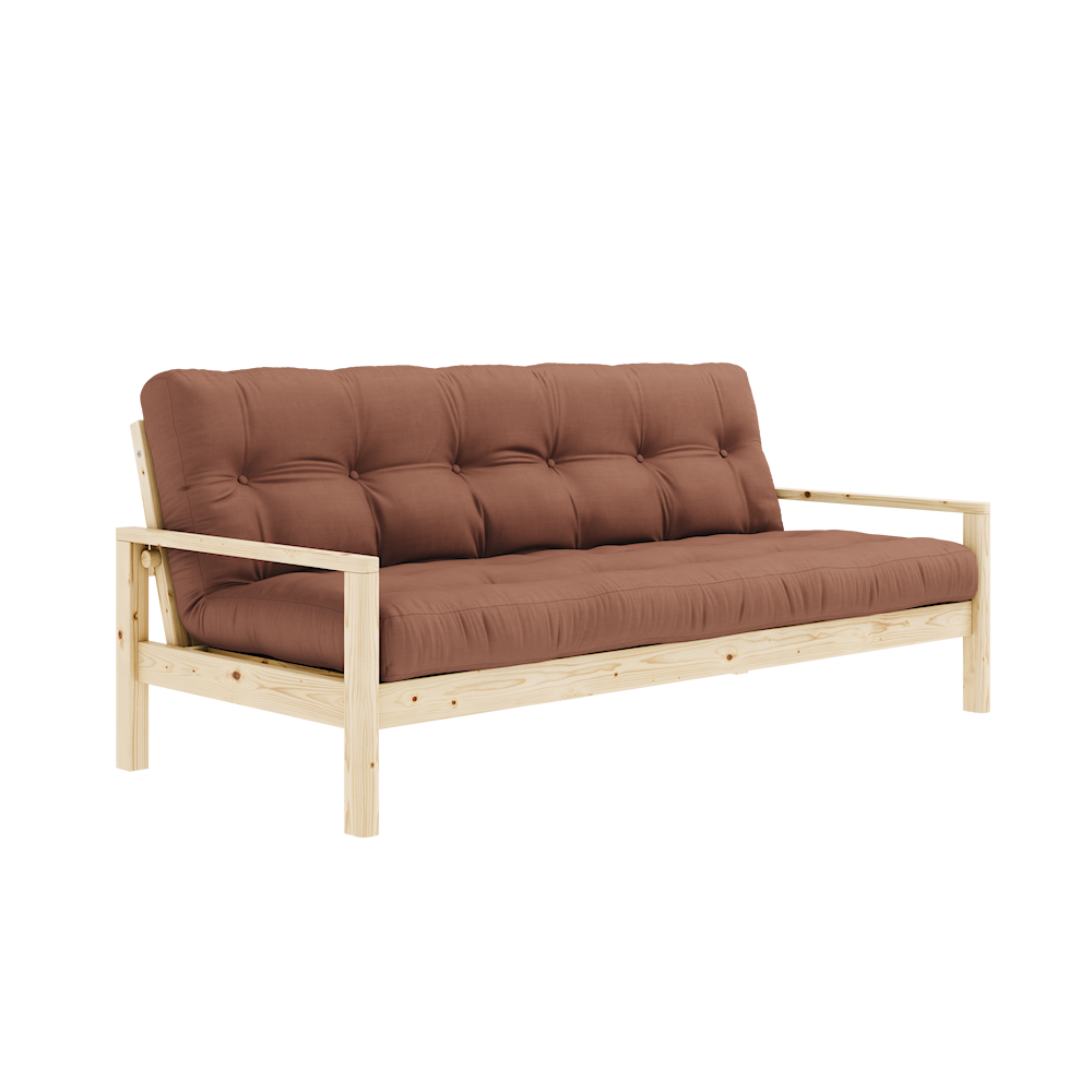 KARUP DESIGN Třímístná rozkládací pohovka KNOB kávová 205 cm