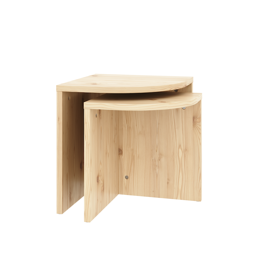 KARUP DESIGN Set 2 konferenčních stolků COMBINE světlý