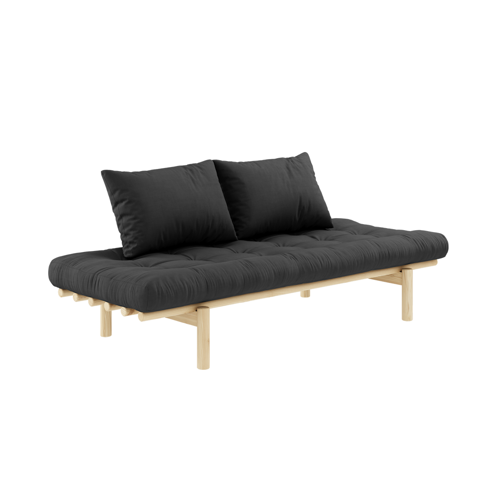 KARUP DESIGN Dřevěná pohovka PACE černá 75x200 cm