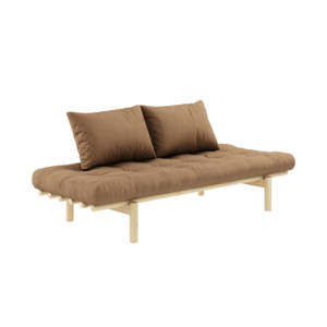KARUP DESIGN Dřevěná pohovka PACE mocca 75x200 cm