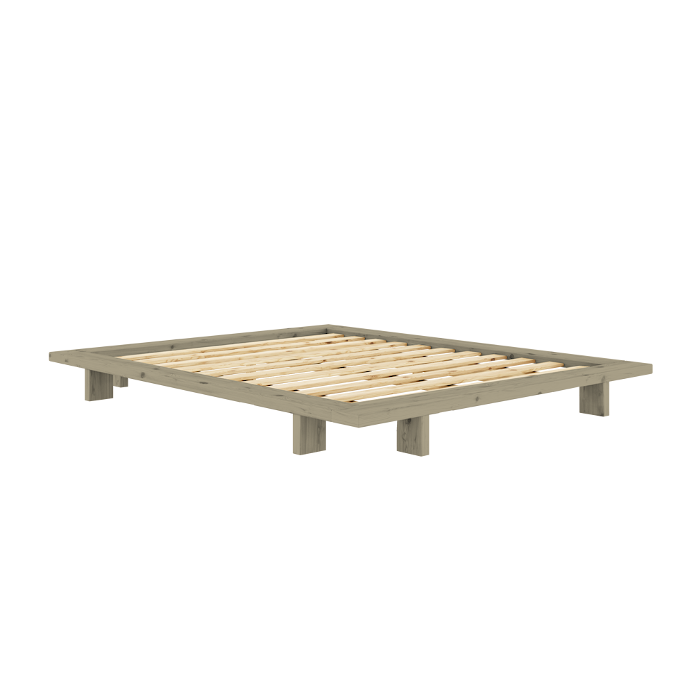 KARUP Dřevěná postel JAPAN 160x200 cm olivová