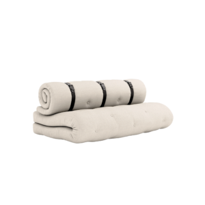 KARUP DESIGN Rozkládací pohovka BUCKLE UP lněná 140 cm