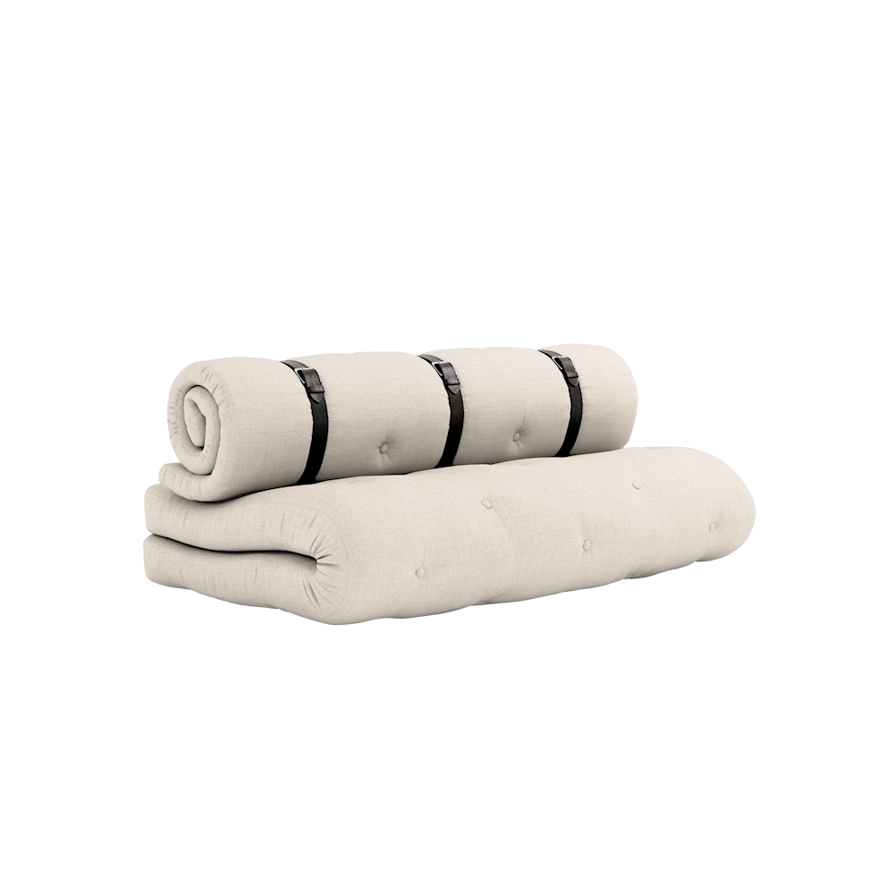 KARUP DESIGN Rozkládací pohovka BUCKLE UP lněná 140 cm