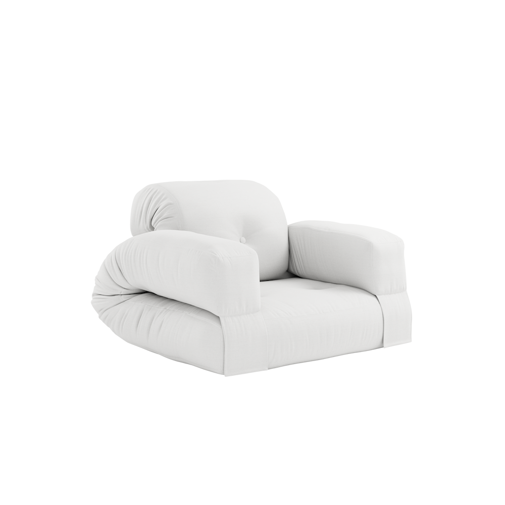 KARUP DESIGN Rozkládací zahradní křeslo HIPPO bílé