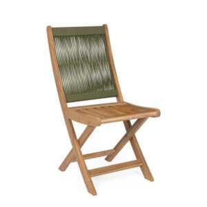 BIZZOTTO Skládací zahradní židle DANUBIO zelená