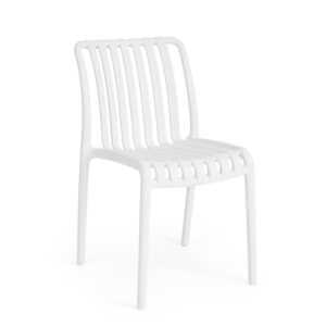 BIZZOTTO Zahradní plastová židle BILLIE bílá