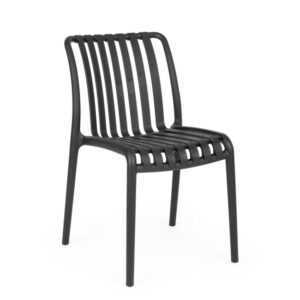 BIZZOTTO Zahradní plastová židle BILLIE černá