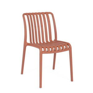 BIZZOTTO Zahradní plastová židle BILLIE terakota