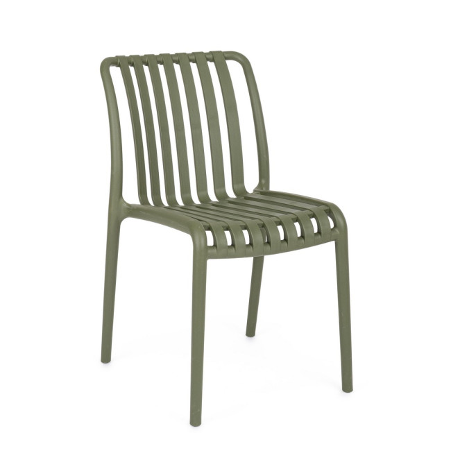 BIZZOTTO Zahradní plastová židle BILLIE zelená