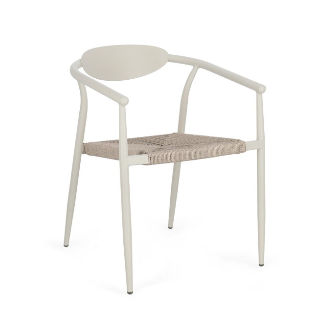 BIZZOTTO Zahradní židle LINARES světle šedá