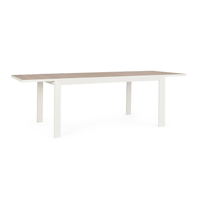 BIZZOTTO Rozkládací jídelní stůl BELMAR světlý 160-240x100 cm