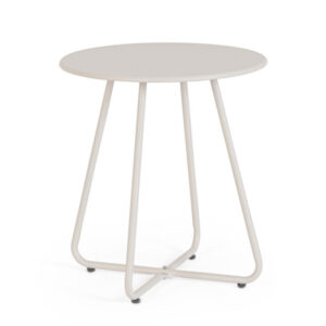 BIZZOTTO Kulatý konferenční stolek JABLE krémový ø45 cm