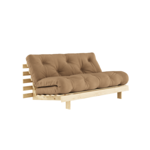 KARUP DESIGN Mocca rozkládací pohovka ROOTS s konstrukcí ze světlého dřeva 160x200 cm